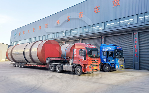 啤酒糟烘干設(shè)備運(yùn)輸現(xiàn)場